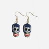 Earrings clay mexican Lucha libre
