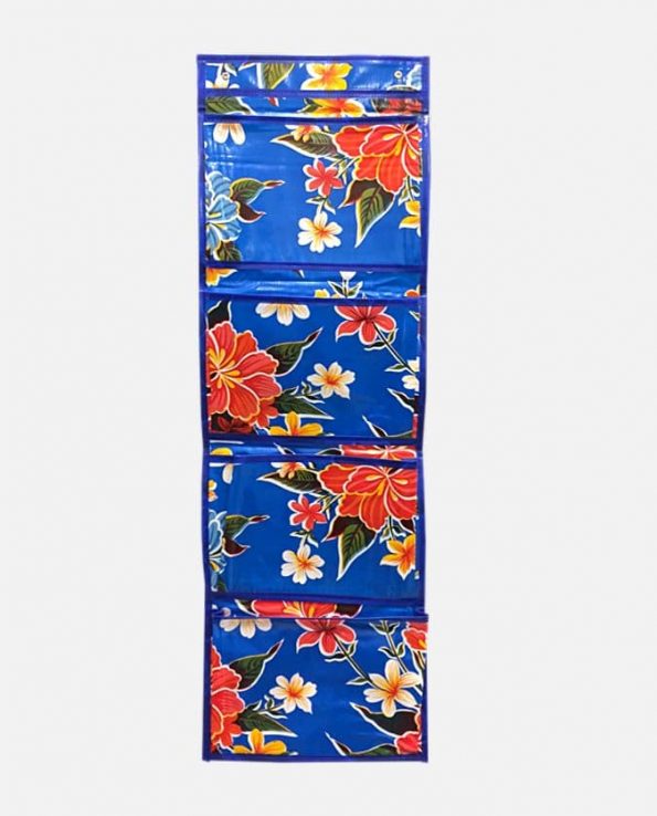 Rangement toile cirée 88x30cm couleurs assorties