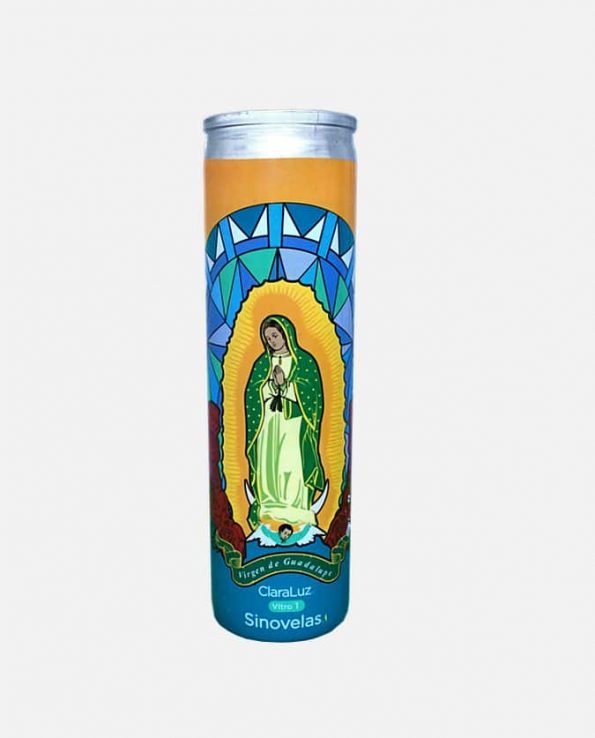 Bougie veilleuse Vierge de Guadalupe