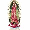 Guadalupe resine statue 50cm - Green