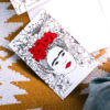 Carnet Frida Kahlo floral 16x10,5cm - 20 pages