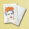 Cahier Frida Kahlo visage rayonnant