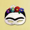 Masque paillettes Frida Kahlo fait main