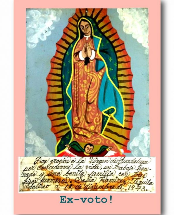 Carte postale Vierge de Guadalupe