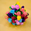 Bouquet of 35 assorted paper roses