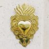 Brass Slender Sacred Heart