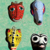 Masques animalier (4 modèles assortis)